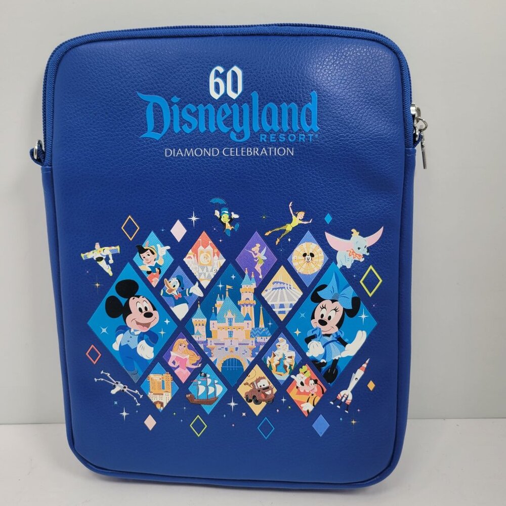 Disneyland Resort 60th Anniversary Diamond Celebration Blue Tablet Bag 2015